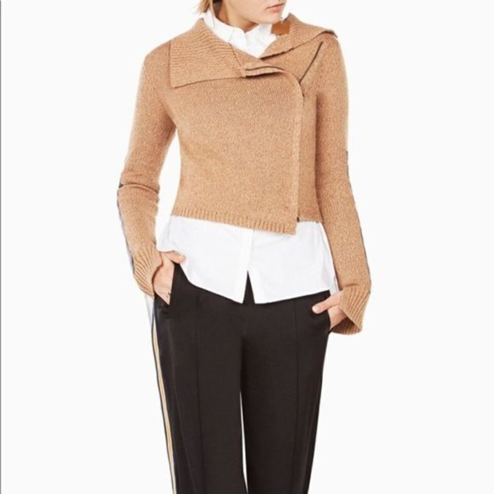 BCBGMaxazria Cropped Sweater‎ Jacket